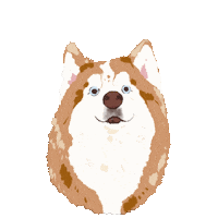 Happy Dog Sticker