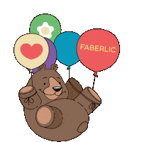 Bears Raspberry Sticker by Faberlic