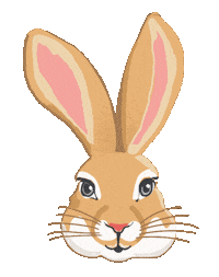 Happy Easter Bunnies Sticker