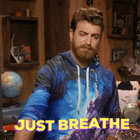 yoga breathe GIF by Rhett and Link
