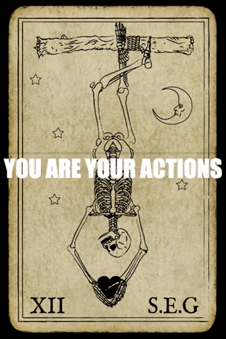 SinEatersGuild giphygifmaker seg hangedman youareyouractions GIF