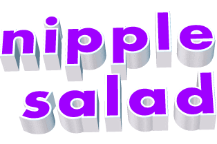 nipple salad Sticker by AnimatedText