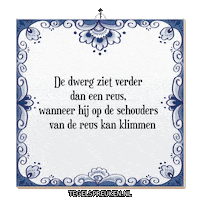 Nl Wijsheid Sticker by Tegelspreuken.nl