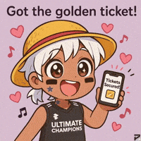 Winning Golden Ticket GIF by Persona