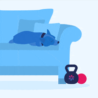 peerfit dog puppy tired sleepy GIF