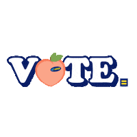 HumanRightsCampaign lgbt lgbtq peach georgia Sticker
