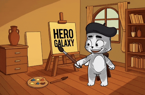 Art Artist GIF by Hero Galaxy NFT