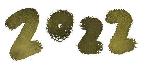New Year Hand Lettering Sticker