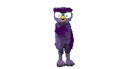 Owl Singing Sticker by Yoast