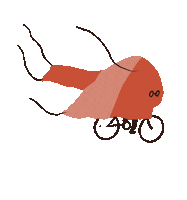 Bicycle Camping Sticker