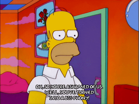 frustrated homer simpson GIF