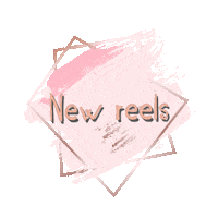 Pink Reel Sticker by monikapolasek