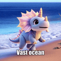 Peace Ocean GIF by Divineasaur