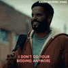Fuck Off Ricky Whittle GIF by American Gods