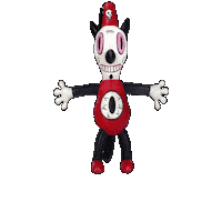 Toby Sticker by Gary Baseman