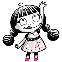 Girl Menininha Sticker