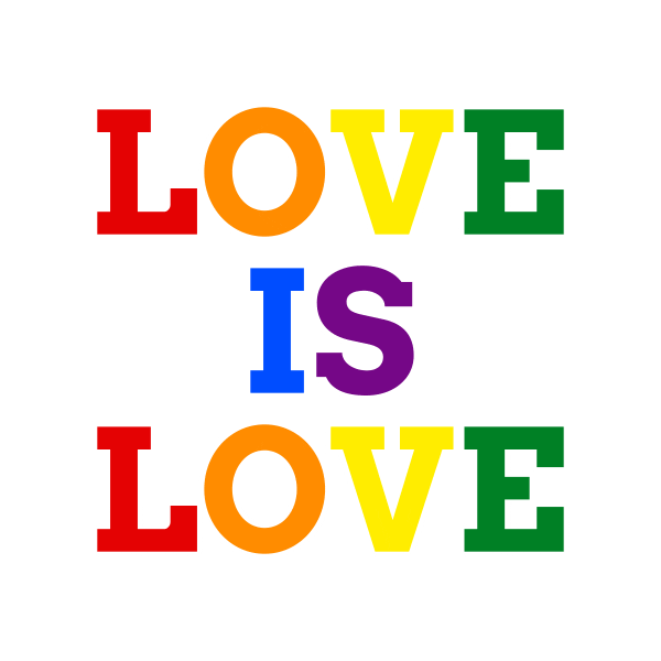 gruene-hessen love rainbow love is love loveislove Sticker