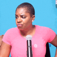 Tashaklive unimpressed sideeye mmhmm ohreally GIF