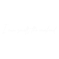 I Can Weekend Sticker by MermaidsDiary