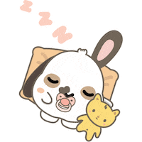 sleepy baby Sticker