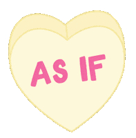 In Love Heart Candy Sticker