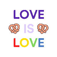 Love Is Love Pride Sticker by Snack