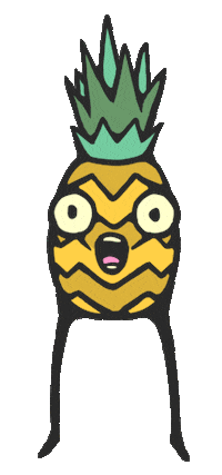 Pine Apple Dance Sticker by TheRealCornelius
