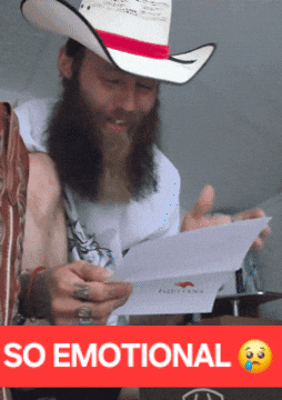 Reading Cowboy GIF