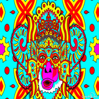 chinese new year psychedelic art GIF by Grande Dame