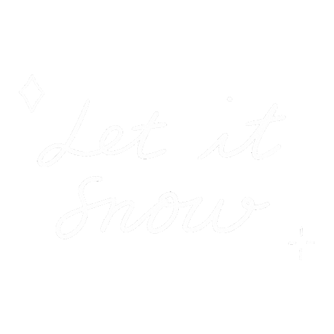 Let It Snow Christmas Sticker