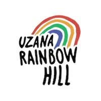 Rainbow Snowboarding Sticker by Stinky Socks