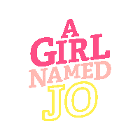 a girl named jo agnj Sticker by Brat
