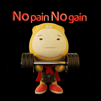No Pain No Gain Gym GIF by Gumazing