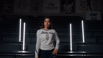 Georgia Tech Volleyball GIF by Georgia Tech Yellow Jackets