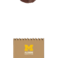 University Of Michigan Bag Sticker by Alumni Association of the University of Michigan