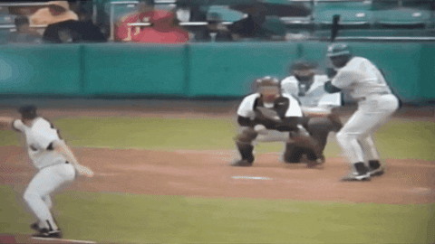 DanDotLewis giphygifmaker baseball strike three alfredo griffin GIF