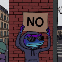 Sign No GIF by Snek