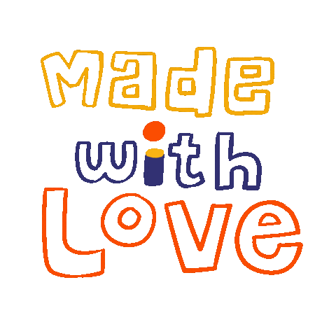 Small Business Made With Love Sticker by Instamojo