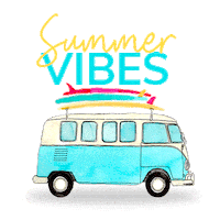 DualPetit summer baby beach vibes Sticker