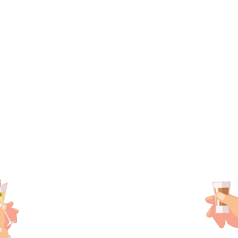 Palm Trees Drinking Sticker by Adam Doleac