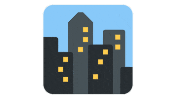 emojivid emoji emojivid places cityscapeatdusk Sticker
