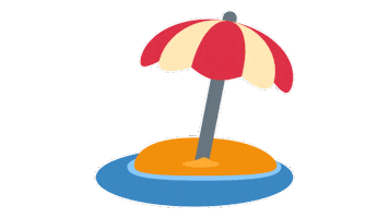 emojivid emoji emojivid places beachwithumbrella Sticker
