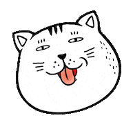 Cat Illustration Sticker