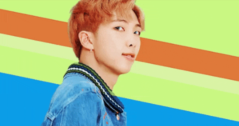 lauranolascoletras giphygifmaker bts k pop rm GIF