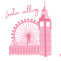 London Holiday Sticker by elan_cafe