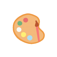 arttyemi art aesthetic painting simple Sticker