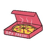 Pizza Tabletop Sticker by Big Potato Games