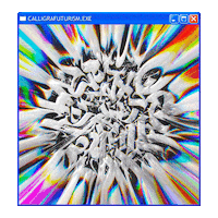 Pokras Calligrafuturism Sticker by POST-WEB