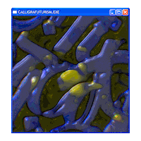 Pokras Calligrafuturism Sticker by POST-WEB