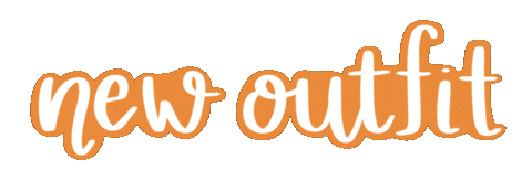 Orange Outfit Sticker